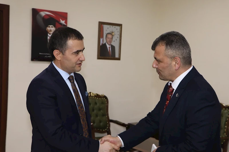 Mazbatasını Alan Belediye Başkanımız Serkan Koyuncu’dan Kaymakamımız Osman Bilici’ye Ziyaret